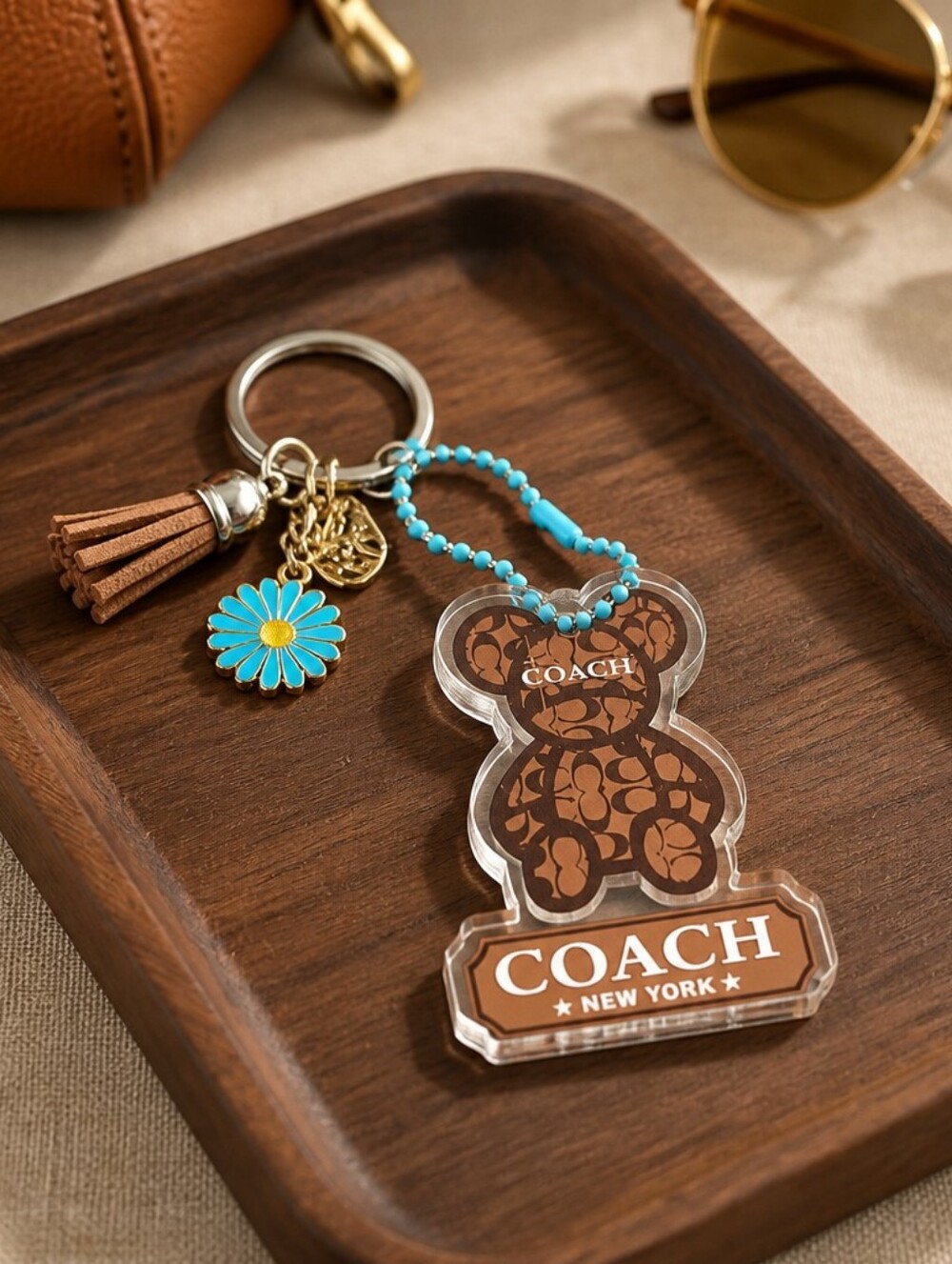 Handcrafted Bag Charm Key Chain
